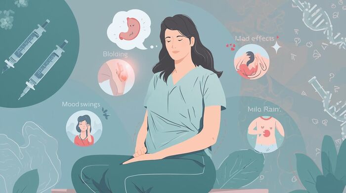 ivf injection side effects in female