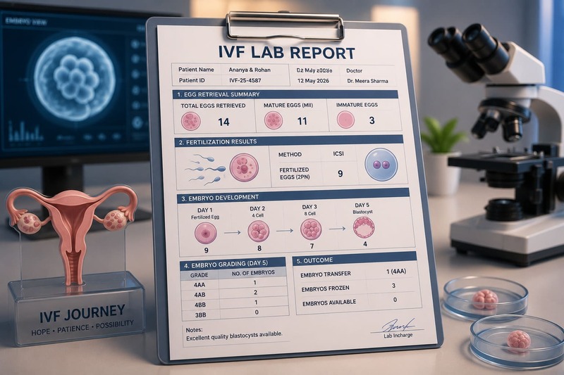 IVF lab report
