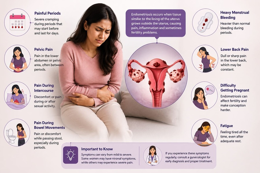 endometriosis symptoms in female